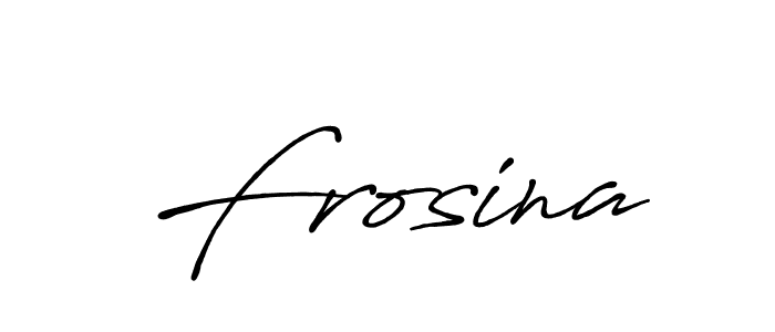 You should practise on your own different ways (Antro_Vectra_Bolder) to write your name (Frosina) in signature. don't let someone else do it for you. Frosina signature style 7 images and pictures png