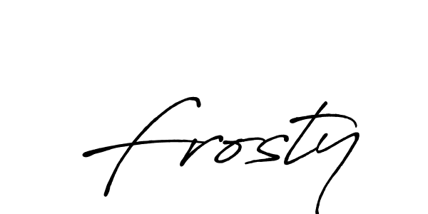 It looks lik you need a new signature style for name Frosty. Design unique handwritten (Antro_Vectra_Bolder) signature with our free signature maker in just a few clicks. Frosty signature style 7 images and pictures png