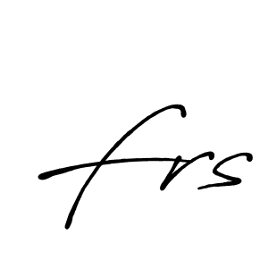 Also You can easily find your signature by using the search form. We will create Frs name handwritten signature images for you free of cost using Antro_Vectra_Bolder sign style. Frs signature style 7 images and pictures png