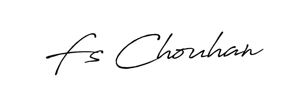 How to Draw Fs Chouhan signature style? Antro_Vectra_Bolder is a latest design signature styles for name Fs Chouhan. Fs Chouhan signature style 7 images and pictures png