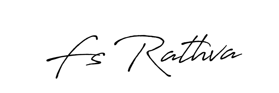 You should practise on your own different ways (Antro_Vectra_Bolder) to write your name (Fs Rathva) in signature. don't let someone else do it for you. Fs Rathva signature style 7 images and pictures png