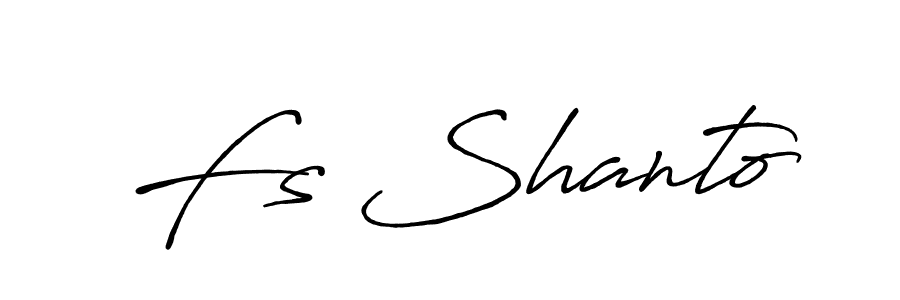 Antro_Vectra_Bolder is a professional signature style that is perfect for those who want to add a touch of class to their signature. It is also a great choice for those who want to make their signature more unique. Get Fs Shanto name to fancy signature for free. Fs Shanto signature style 7 images and pictures png