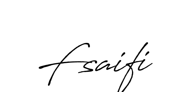 Also we have Fsaifi name is the best signature style. Create professional handwritten signature collection using Antro_Vectra_Bolder autograph style. Fsaifi signature style 7 images and pictures png