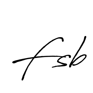 Also You can easily find your signature by using the search form. We will create Fsb name handwritten signature images for you free of cost using Antro_Vectra_Bolder sign style. Fsb signature style 7 images and pictures png