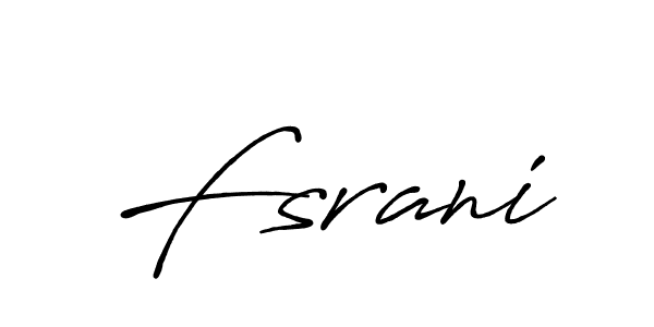 You should practise on your own different ways (Antro_Vectra_Bolder) to write your name (Fsrani) in signature. don't let someone else do it for you. Fsrani signature style 7 images and pictures png