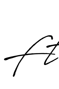 Also we have Ft name is the best signature style. Create professional handwritten signature collection using Antro_Vectra_Bolder autograph style. Ft signature style 7 images and pictures png