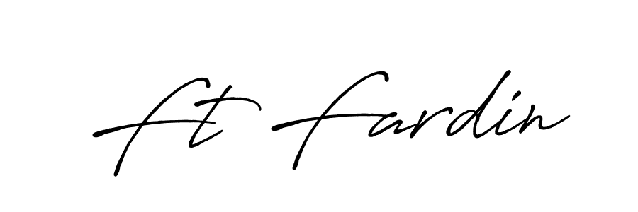 if you are searching for the best signature style for your name Ft Fardin. so please give up your signature search. here we have designed multiple signature styles  using Antro_Vectra_Bolder. Ft Fardin signature style 7 images and pictures png