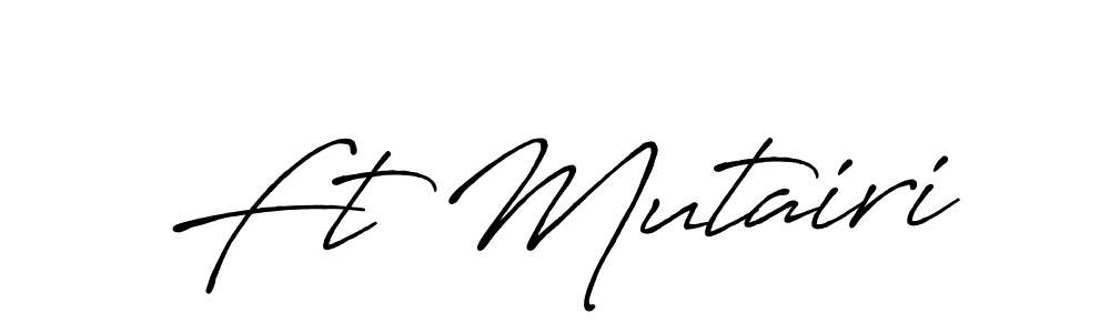 Also You can easily find your signature by using the search form. We will create Ft Mutairi name handwritten signature images for you free of cost using Antro_Vectra_Bolder sign style. Ft Mutairi signature style 7 images and pictures png