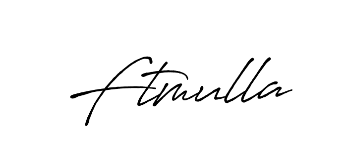 Similarly Antro_Vectra_Bolder is the best handwritten signature design. Signature creator online .You can use it as an online autograph creator for name Ftmulla. Ftmulla signature style 7 images and pictures png