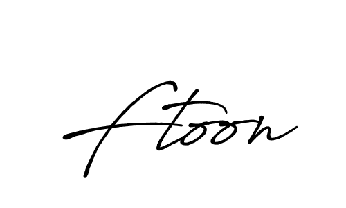 Also we have Ftoon name is the best signature style. Create professional handwritten signature collection using Antro_Vectra_Bolder autograph style. Ftoon signature style 7 images and pictures png