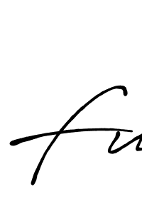 Antro_Vectra_Bolder is a professional signature style that is perfect for those who want to add a touch of class to their signature. It is also a great choice for those who want to make their signature more unique. Get Fu name to fancy signature for free. Fu signature style 7 images and pictures png