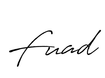 It looks lik you need a new signature style for name Fuad. Design unique handwritten (Antro_Vectra_Bolder) signature with our free signature maker in just a few clicks. Fuad signature style 7 images and pictures png