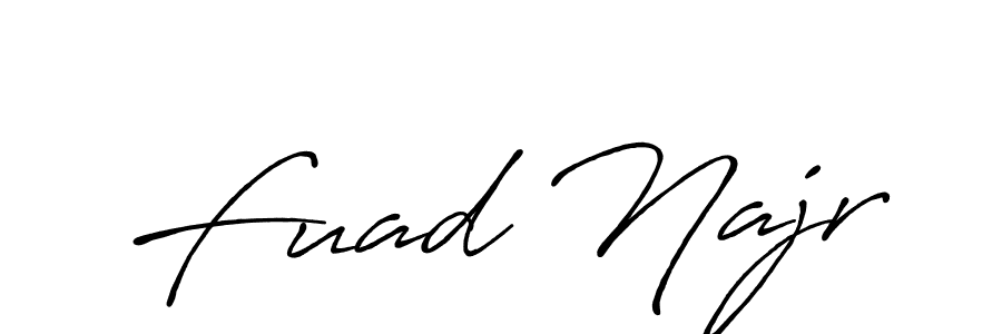 This is the best signature style for the Fuad Najr name. Also you like these signature font (Antro_Vectra_Bolder). Mix name signature. Fuad Najr signature style 7 images and pictures png