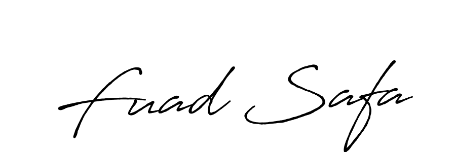 Antro_Vectra_Bolder is a professional signature style that is perfect for those who want to add a touch of class to their signature. It is also a great choice for those who want to make their signature more unique. Get Fuad Safa name to fancy signature for free. Fuad Safa signature style 7 images and pictures png