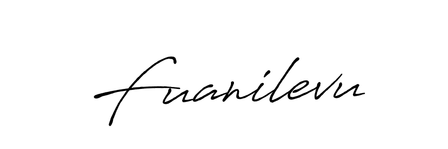 Create a beautiful signature design for name Fuanilevu. With this signature (Antro_Vectra_Bolder) fonts, you can make a handwritten signature for free. Fuanilevu signature style 7 images and pictures png