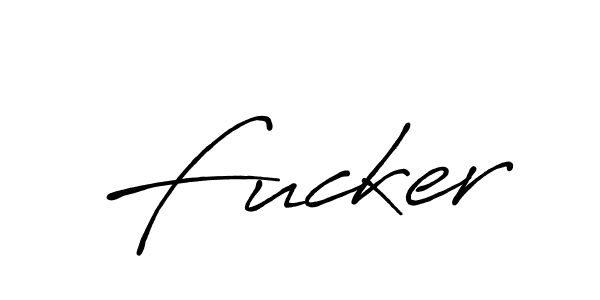 How to make Fucker name signature. Use Antro_Vectra_Bolder style for creating short signs online. This is the latest handwritten sign. Fucker signature style 7 images and pictures png