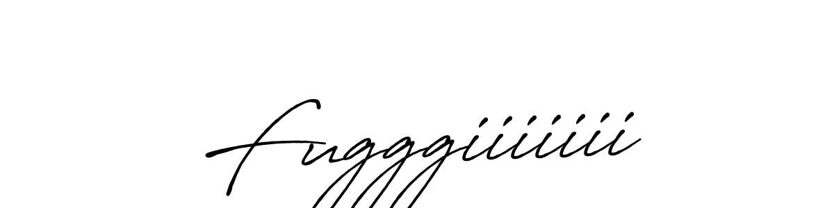 Use a signature maker to create a handwritten signature online. With this signature software, you can design (Antro_Vectra_Bolder) your own signature for name Fugggiiiiiii. Fugggiiiiiii signature style 7 images and pictures png