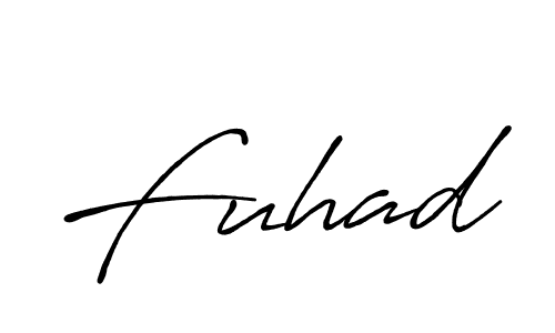 Create a beautiful signature design for name Fuhad. With this signature (Antro_Vectra_Bolder) fonts, you can make a handwritten signature for free. Fuhad signature style 7 images and pictures png