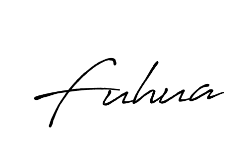 How to make Fuhua signature? Antro_Vectra_Bolder is a professional autograph style. Create handwritten signature for Fuhua name. Fuhua signature style 7 images and pictures png