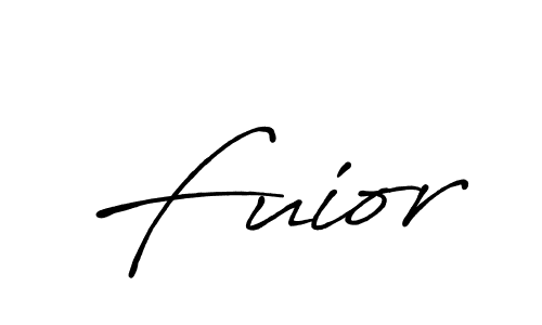 How to make Fuior name signature. Use Antro_Vectra_Bolder style for creating short signs online. This is the latest handwritten sign. Fuior signature style 7 images and pictures png