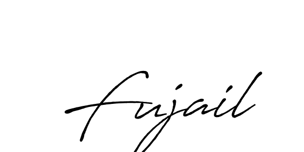 Also we have Fujail name is the best signature style. Create professional handwritten signature collection using Antro_Vectra_Bolder autograph style. Fujail signature style 7 images and pictures png