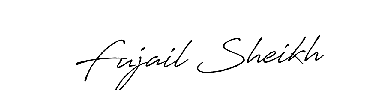 You can use this online signature creator to create a handwritten signature for the name Fujail Sheikh. This is the best online autograph maker. Fujail Sheikh signature style 7 images and pictures png