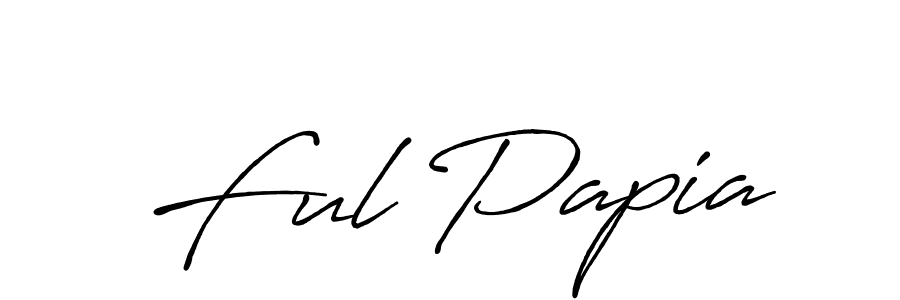 You can use this online signature creator to create a handwritten signature for the name Ful Papia. This is the best online autograph maker. Ful Papia signature style 7 images and pictures png