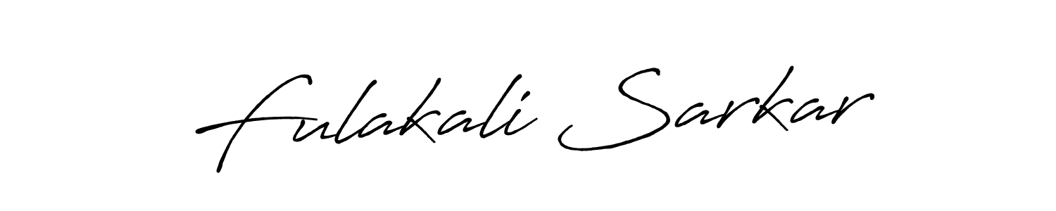 How to make Fulakali Sarkar name signature. Use Antro_Vectra_Bolder style for creating short signs online. This is the latest handwritten sign. Fulakali Sarkar signature style 7 images and pictures png