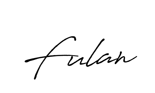 How to make Fulan signature? Antro_Vectra_Bolder is a professional autograph style. Create handwritten signature for Fulan name. Fulan signature style 7 images and pictures png