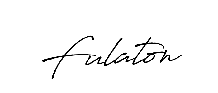 Fulaton stylish signature style. Best Handwritten Sign (Antro_Vectra_Bolder) for my name. Handwritten Signature Collection Ideas for my name Fulaton. Fulaton signature style 7 images and pictures png