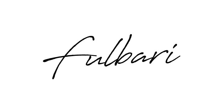 Antro_Vectra_Bolder is a professional signature style that is perfect for those who want to add a touch of class to their signature. It is also a great choice for those who want to make their signature more unique. Get Fulbari name to fancy signature for free. Fulbari signature style 7 images and pictures png