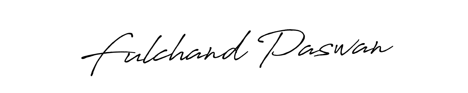 Also You can easily find your signature by using the search form. We will create Fulchand Paswan name handwritten signature images for you free of cost using Antro_Vectra_Bolder sign style. Fulchand Paswan signature style 7 images and pictures png