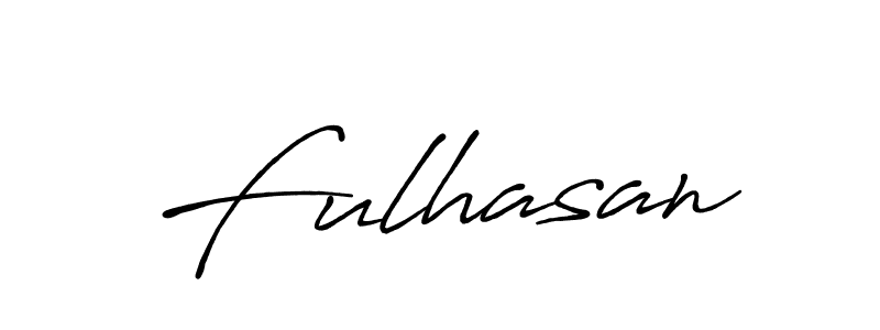 Design your own signature with our free online signature maker. With this signature software, you can create a handwritten (Antro_Vectra_Bolder) signature for name Fulhasan. Fulhasan signature style 7 images and pictures png