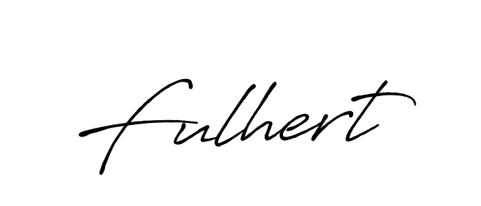 How to make Fulhert name signature. Use Antro_Vectra_Bolder style for creating short signs online. This is the latest handwritten sign. Fulhert signature style 7 images and pictures png