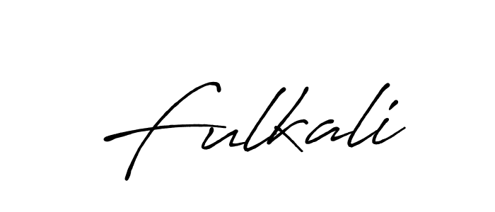 Also You can easily find your signature by using the search form. We will create Fulkali name handwritten signature images for you free of cost using Antro_Vectra_Bolder sign style. Fulkali signature style 7 images and pictures png