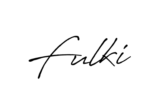 Fulki stylish signature style. Best Handwritten Sign (Antro_Vectra_Bolder) for my name. Handwritten Signature Collection Ideas for my name Fulki. Fulki signature style 7 images and pictures png