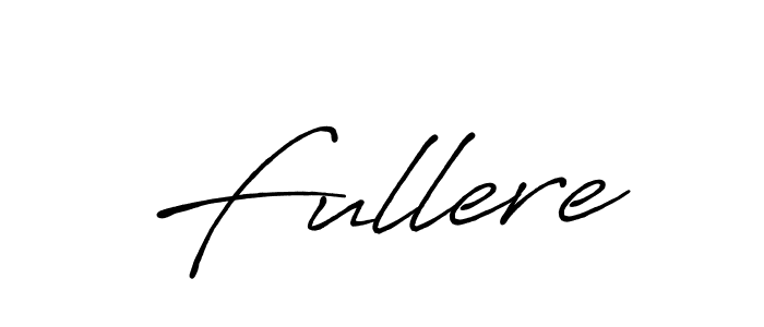 Create a beautiful signature design for name Fullere. With this signature (Antro_Vectra_Bolder) fonts, you can make a handwritten signature for free. Fullere signature style 7 images and pictures png