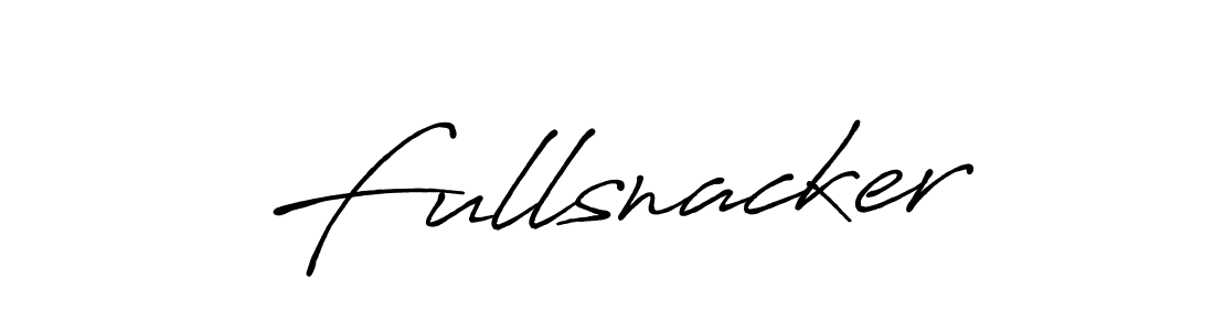 Design your own signature with our free online signature maker. With this signature software, you can create a handwritten (Antro_Vectra_Bolder) signature for name Fullsnacker. Fullsnacker signature style 7 images and pictures png