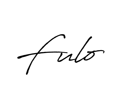 Make a beautiful signature design for name Fulo. With this signature (Antro_Vectra_Bolder) style, you can create a handwritten signature for free. Fulo signature style 7 images and pictures png