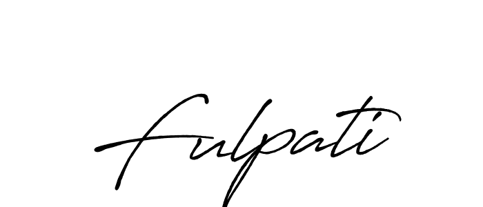 How to make Fulpati name signature. Use Antro_Vectra_Bolder style for creating short signs online. This is the latest handwritten sign. Fulpati signature style 7 images and pictures png