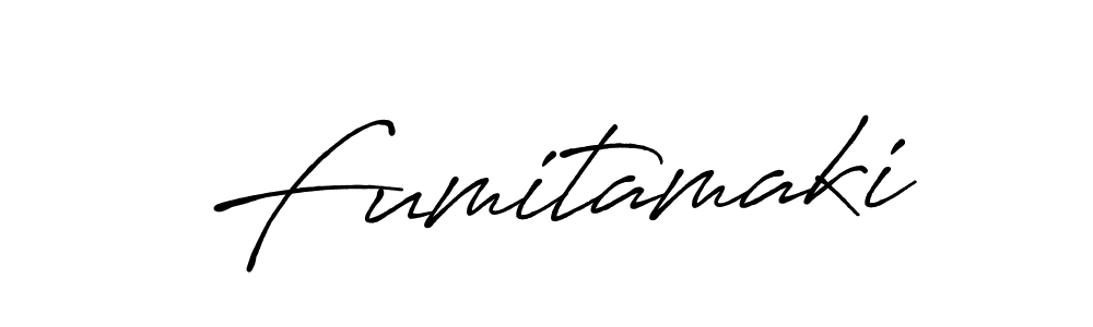 Design your own signature with our free online signature maker. With this signature software, you can create a handwritten (Antro_Vectra_Bolder) signature for name Fumitamaki. Fumitamaki signature style 7 images and pictures png