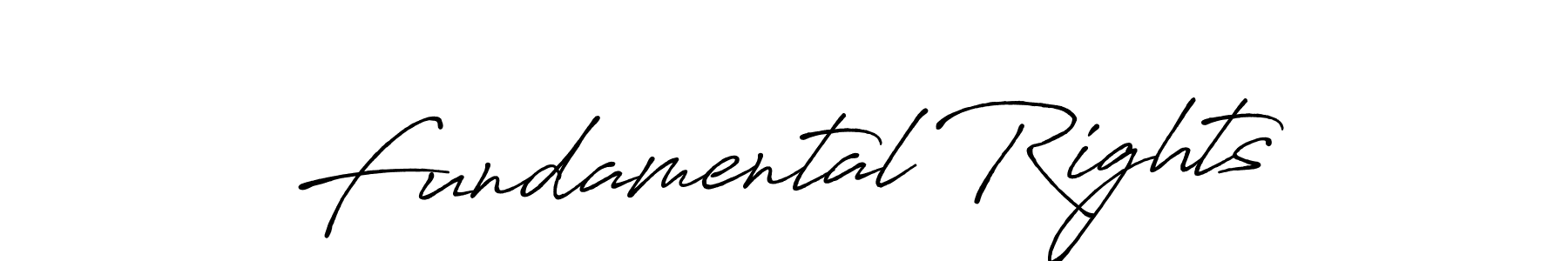 Make a beautiful signature design for name Fundamental Rights. Use this online signature maker to create a handwritten signature for free. Fundamental Rights signature style 7 images and pictures png