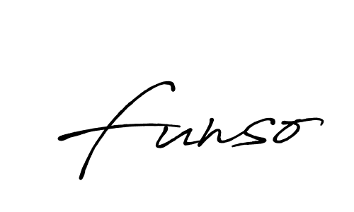 You should practise on your own different ways (Antro_Vectra_Bolder) to write your name (Funso) in signature. don't let someone else do it for you. Funso signature style 7 images and pictures png