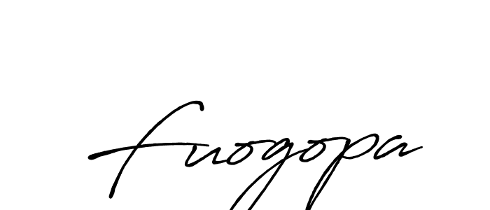 Also we have Fuogopa name is the best signature style. Create professional handwritten signature collection using Antro_Vectra_Bolder autograph style. Fuogopa signature style 7 images and pictures png