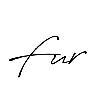 The best way (Antro_Vectra_Bolder) to make a short signature is to pick only two or three words in your name. The name Fur include a total of six letters. For converting this name. Fur signature style 7 images and pictures png