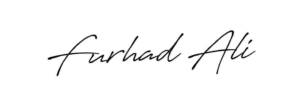 How to make Furhad Ali name signature. Use Antro_Vectra_Bolder style for creating short signs online. This is the latest handwritten sign. Furhad Ali signature style 7 images and pictures png