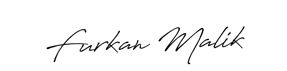 Furkan Malik stylish signature style. Best Handwritten Sign (Antro_Vectra_Bolder) for my name. Handwritten Signature Collection Ideas for my name Furkan Malik. Furkan Malik signature style 7 images and pictures png