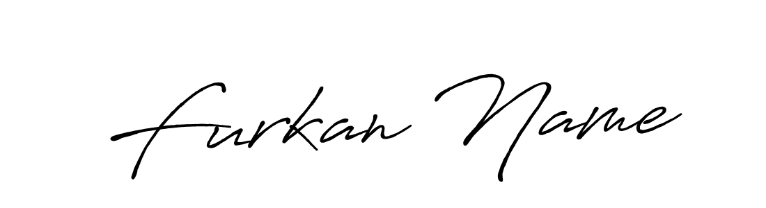It looks lik you need a new signature style for name Furkan Name. Design unique handwritten (Antro_Vectra_Bolder) signature with our free signature maker in just a few clicks. Furkan Name signature style 7 images and pictures png