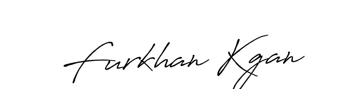 Design your own signature with our free online signature maker. With this signature software, you can create a handwritten (Antro_Vectra_Bolder) signature for name Furkhan Kgan. Furkhan Kgan signature style 7 images and pictures png