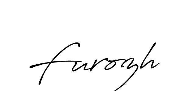 Furozh stylish signature style. Best Handwritten Sign (Antro_Vectra_Bolder) for my name. Handwritten Signature Collection Ideas for my name Furozh. Furozh signature style 7 images and pictures png